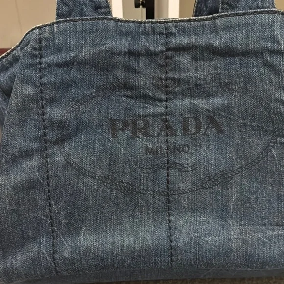 Prada Denim Tote - Picture 2 of 12